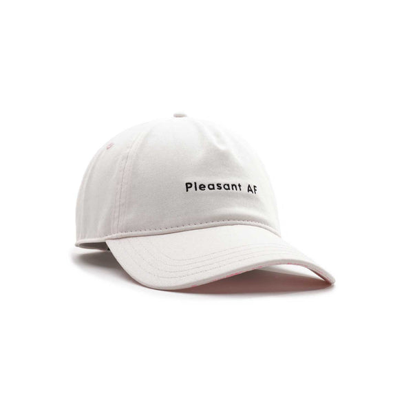Pleasant AF Dad Hat - White